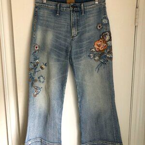 Driftwood Charlee Wide Leg Cropped Jeans